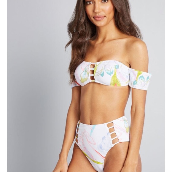 Gossip woman’s floral High-Waisted Bikini set - Picture 8 of 8